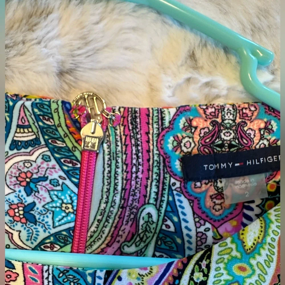 Tommy Hilfiger Paisley Mini Dress - Picture 3 of 5
